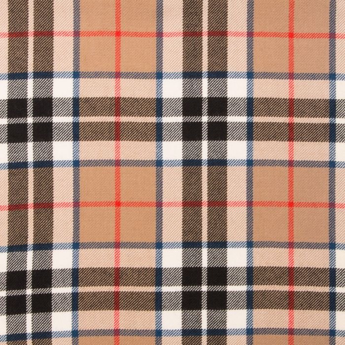 Thomson Camel Tartan Fabric Thomson Camel Tartan Fabric