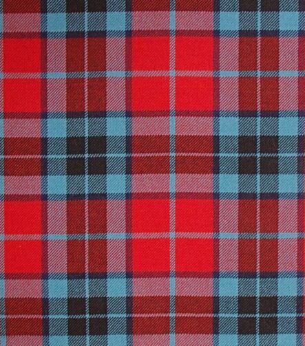 Thomson Red Modern Tartan Fabric