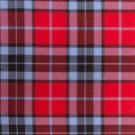 Thomson Red Modern Tartan Fabric