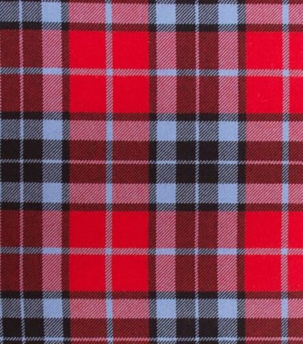 Thomson Red Modern Tartan Fabric