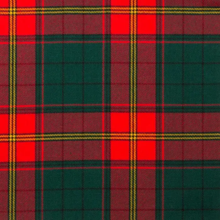 Ulster Red Irish Tartan Fabric