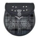 Hamilton Grey Tartan Sporran