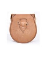 Brown Leather Real Fur Sami Dress Sporran