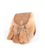 Brown Leather Real Fur Sami Dress Sporran
