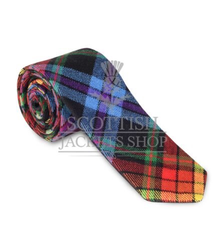 LGBT Pride Tartan Acrylic Neck Tie