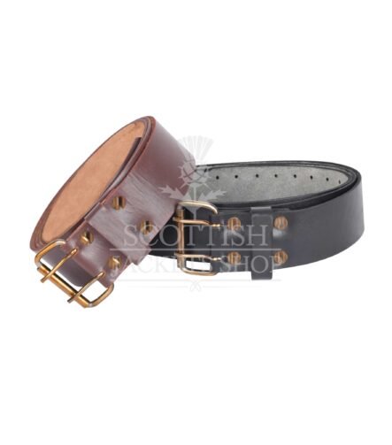 Scottish Handmade Leather Kilt Belt