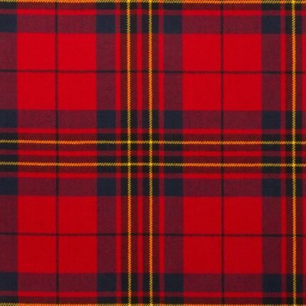 Leslie Red Modern Tartan Fabric