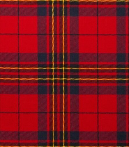 Leslie Red Modern Tartan Fabric