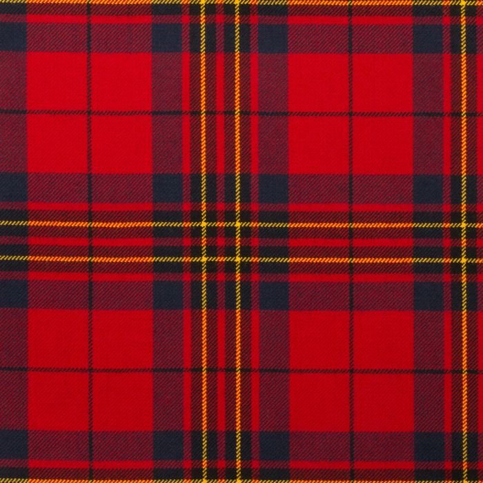 Leslie Red Modern Tartan Fabric Leslie Red Modern Tartan Fabric