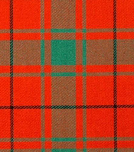 MacDonald of the Isles Red Ancient Tartan Fabric
