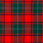 MacPhail Red Modern Tartan Fabric