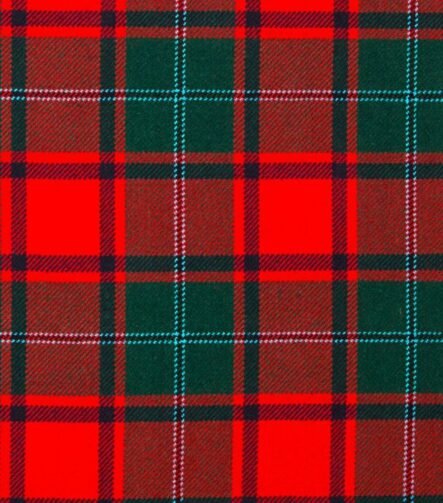 MacPhail Red Modern Tartan Fabric
