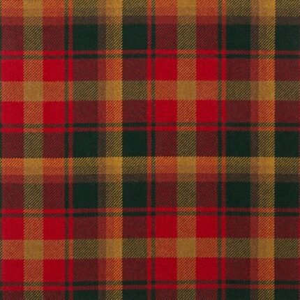 Maple Leaf Canadian Tartan Fabric