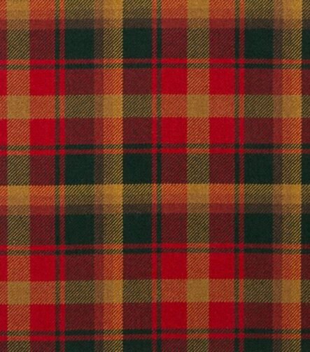 Maple Leaf Canadian Tartan Fabric