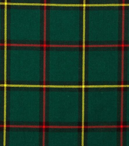 Marr Green Modern Tartan Fabric