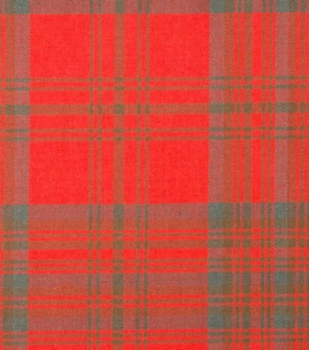 Matheson Red Weathered Tartan Fabric