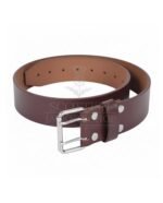 Scottish Handmade Brown Leather Kilt Belt