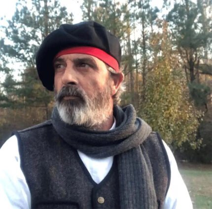 Men's Scottish Red Black Wool Tan Hat