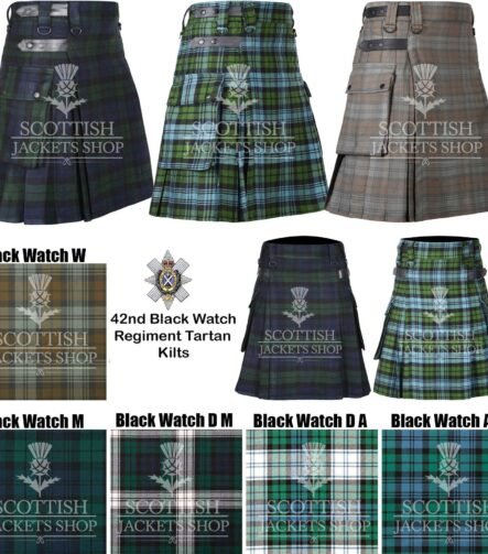 Black Watch Tartan Utility Kilt