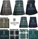 Black Watch Tartan 8 Yard kilt