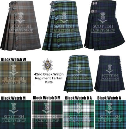 Black Watch Tartan 8 Yard kilt