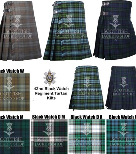 Black Watch Tartan 8 Yard kilt