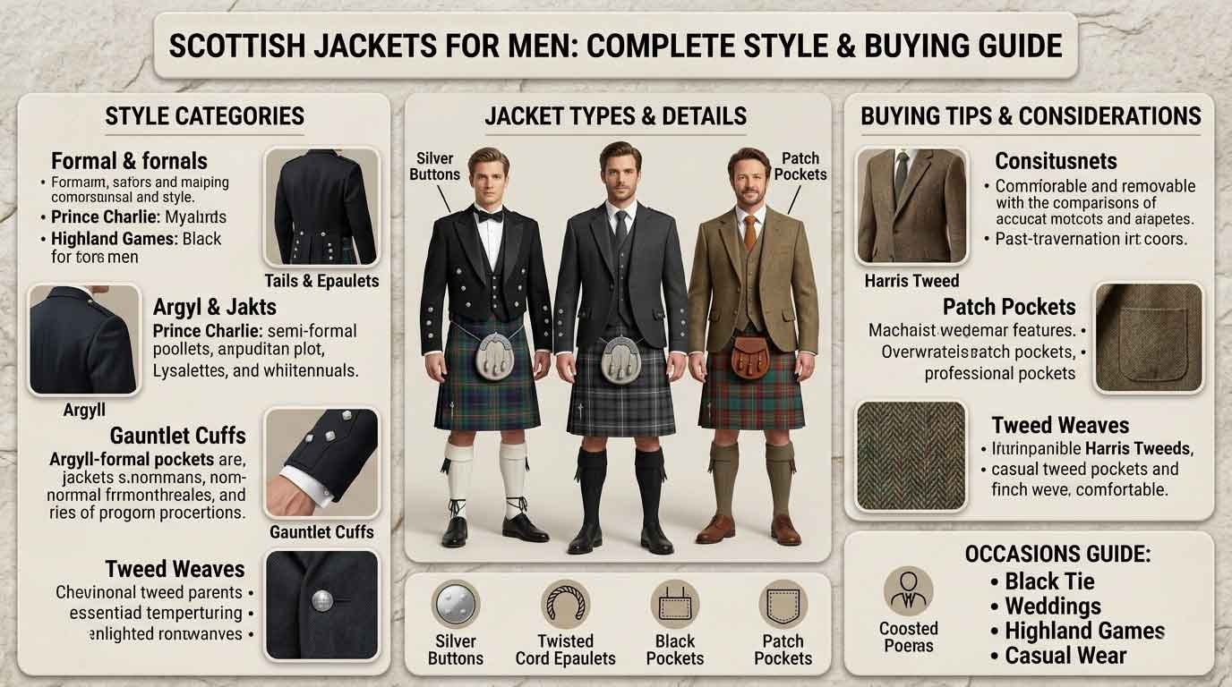Scottish Jackets for Men