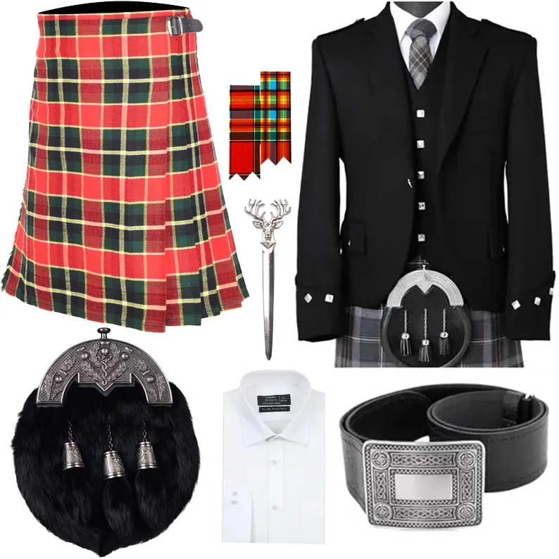 Men's Scottish Argyll Kilt Outfit
