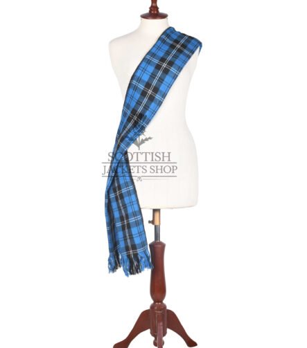 Ramsey Blue Hunting Tartan Women Sashes
