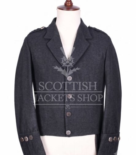 Grey WoolBalmoral Doublet Jacket