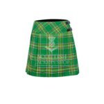 Irish Tartan Mini Skirt For Women