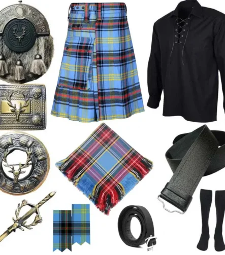 Men’s Scottish Caual Kilt Outfit