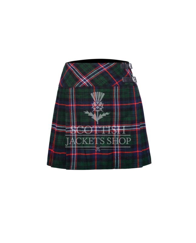 National Tartan Mini Skirt For Women