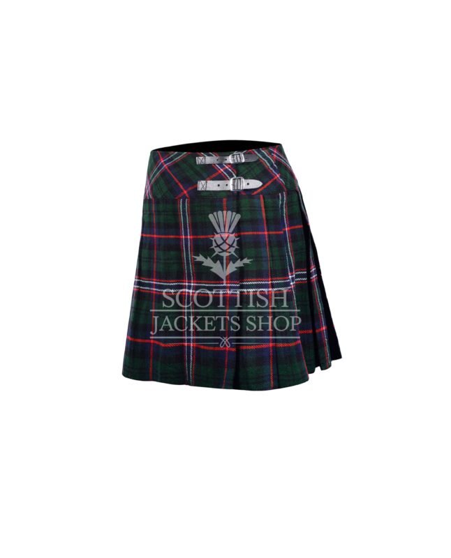 National Tartan Mini Skirt For Women