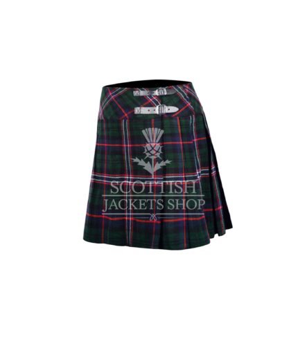 National Tartan Mini Skirt For Women