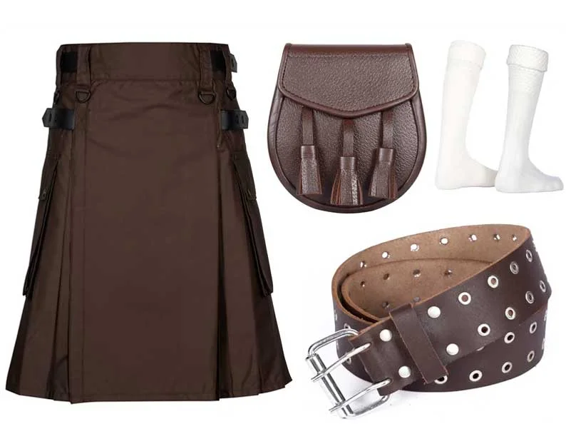 Scottish Caual Outfit Kilt