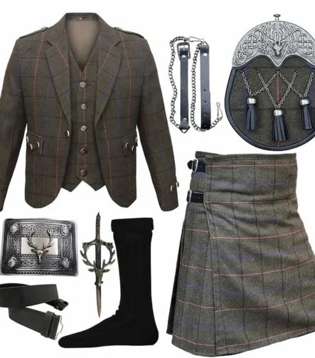 Men’s Highlander Caual Outfit Kilt