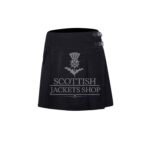 Solid Black mini Skirt For Women