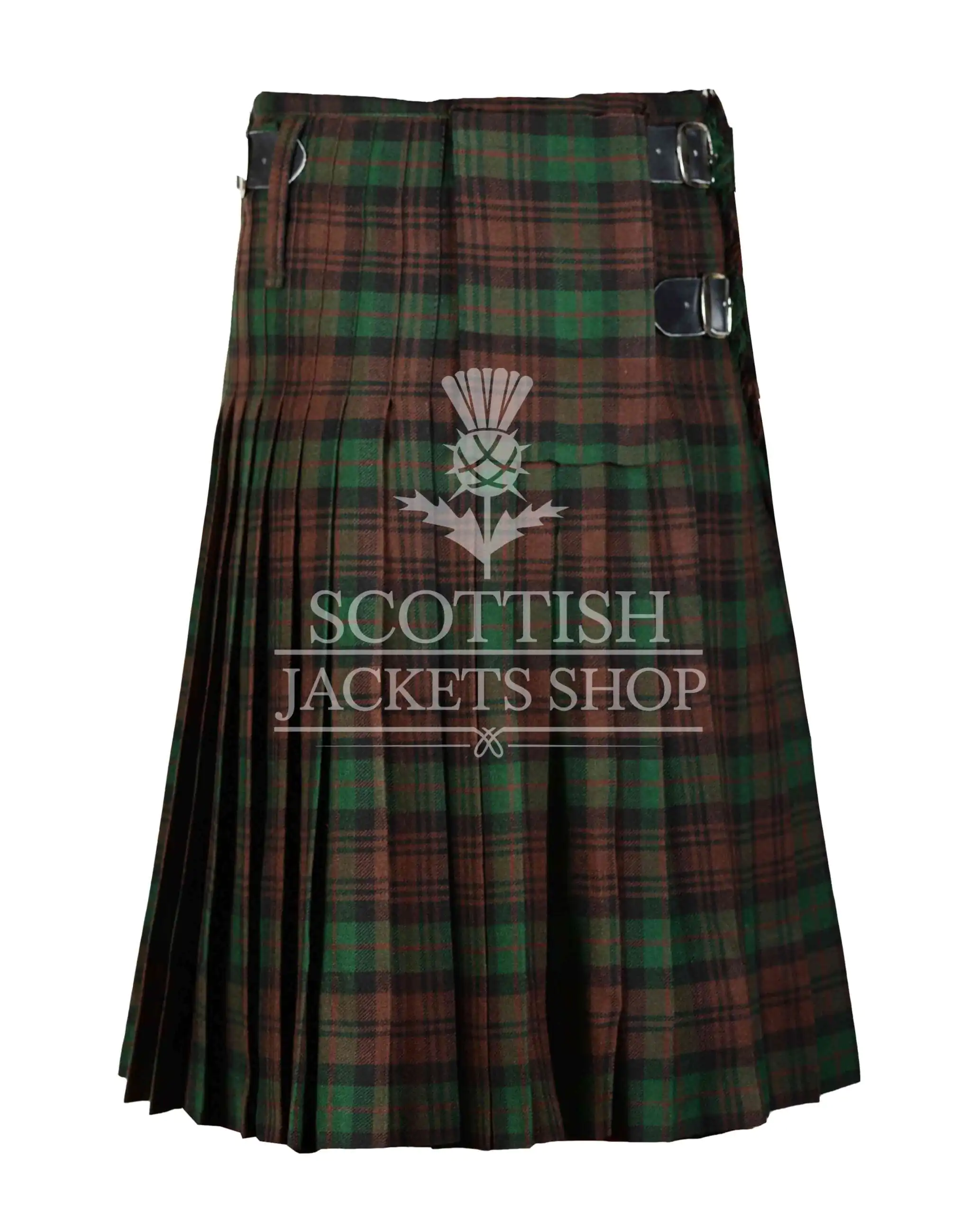 Brown Watch Tartan 8 Yard Kilt