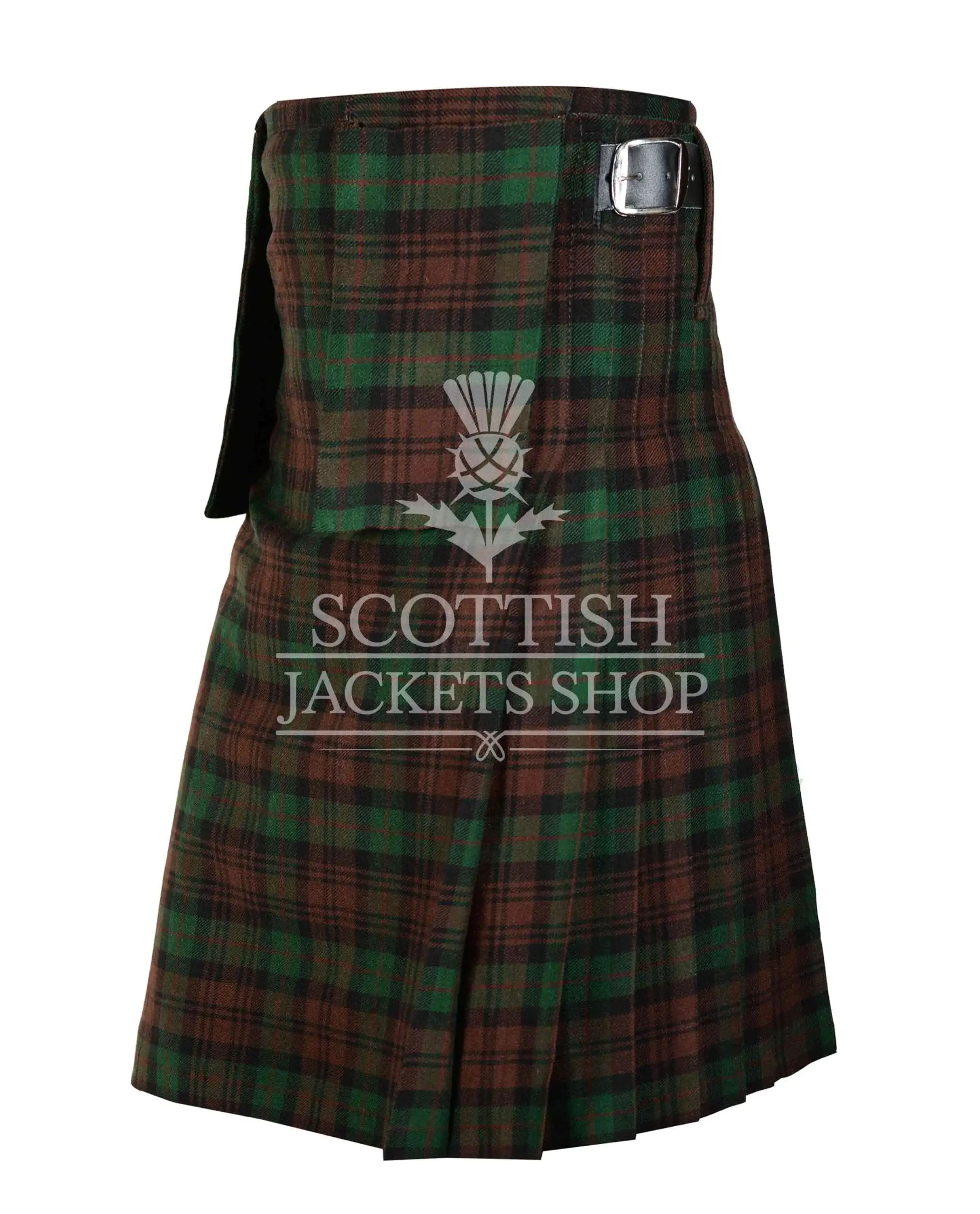 Brown Watch Tartan 8 Yard Kilt