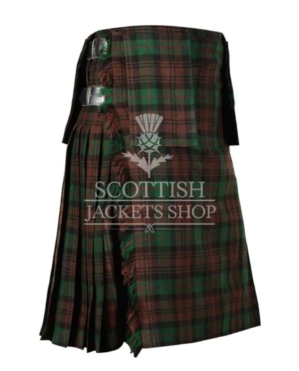 Brown Watch Tartan 8 Yard Kilt