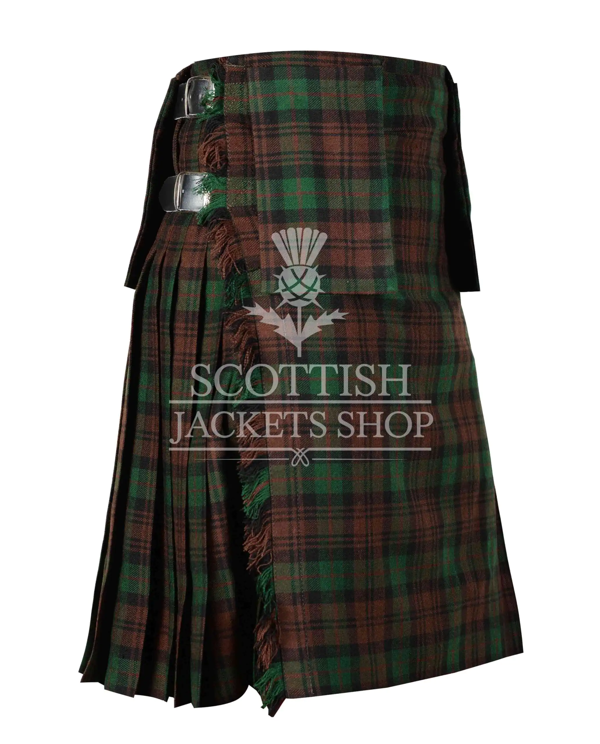 Brown Watch Tartan 8 Yard Kilt