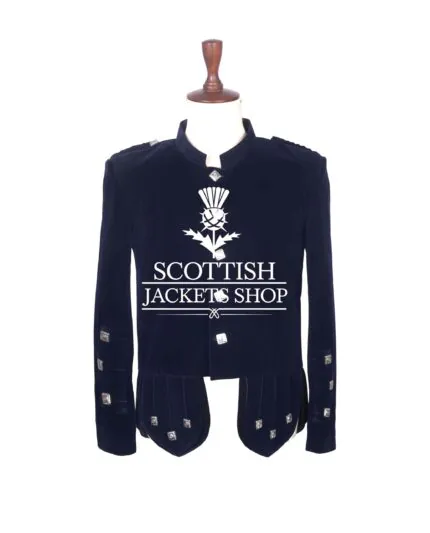 Rifle Green Velvet Kenmore Doublet Jacket