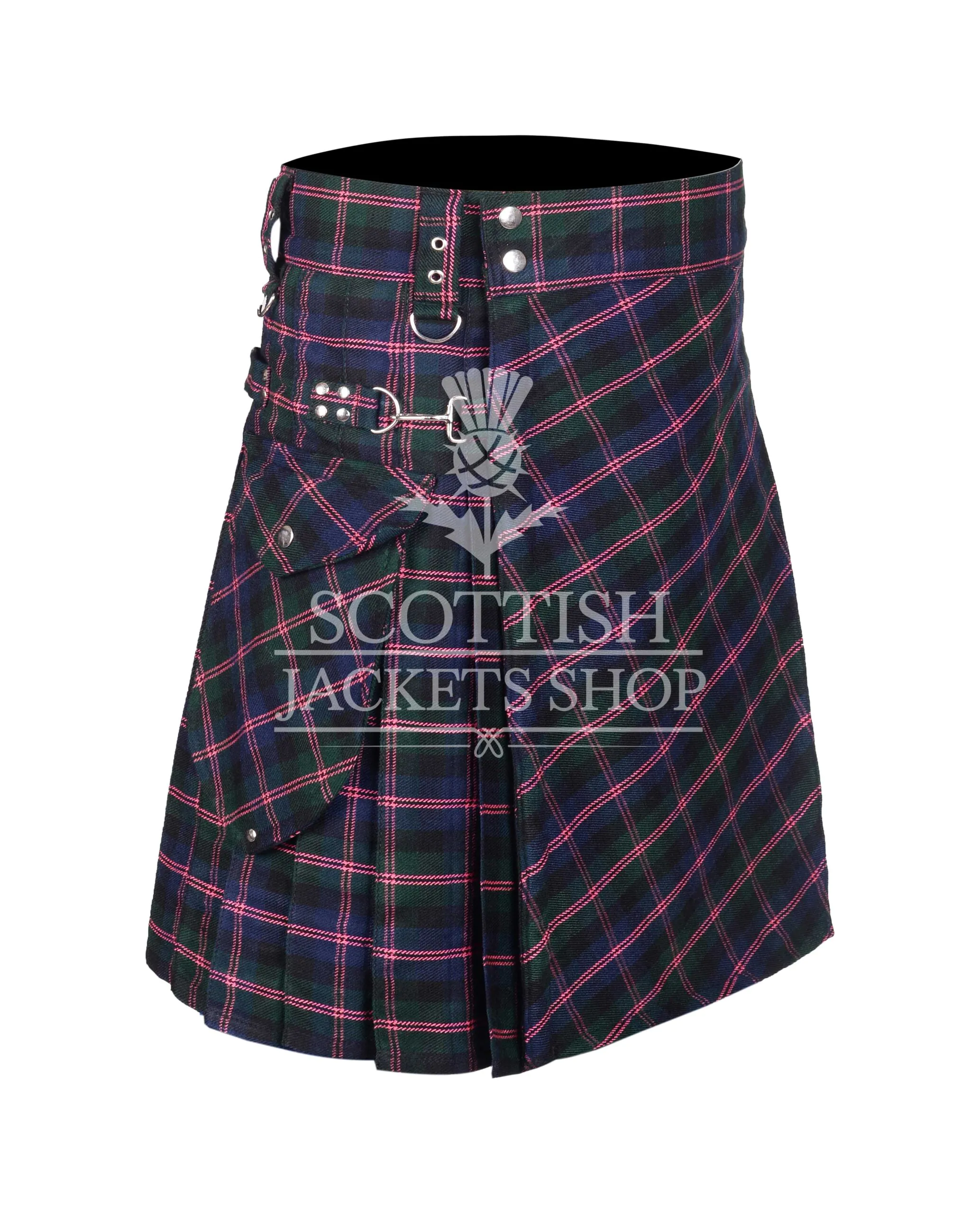 MacThomas Modern Tartan Utility Kilt