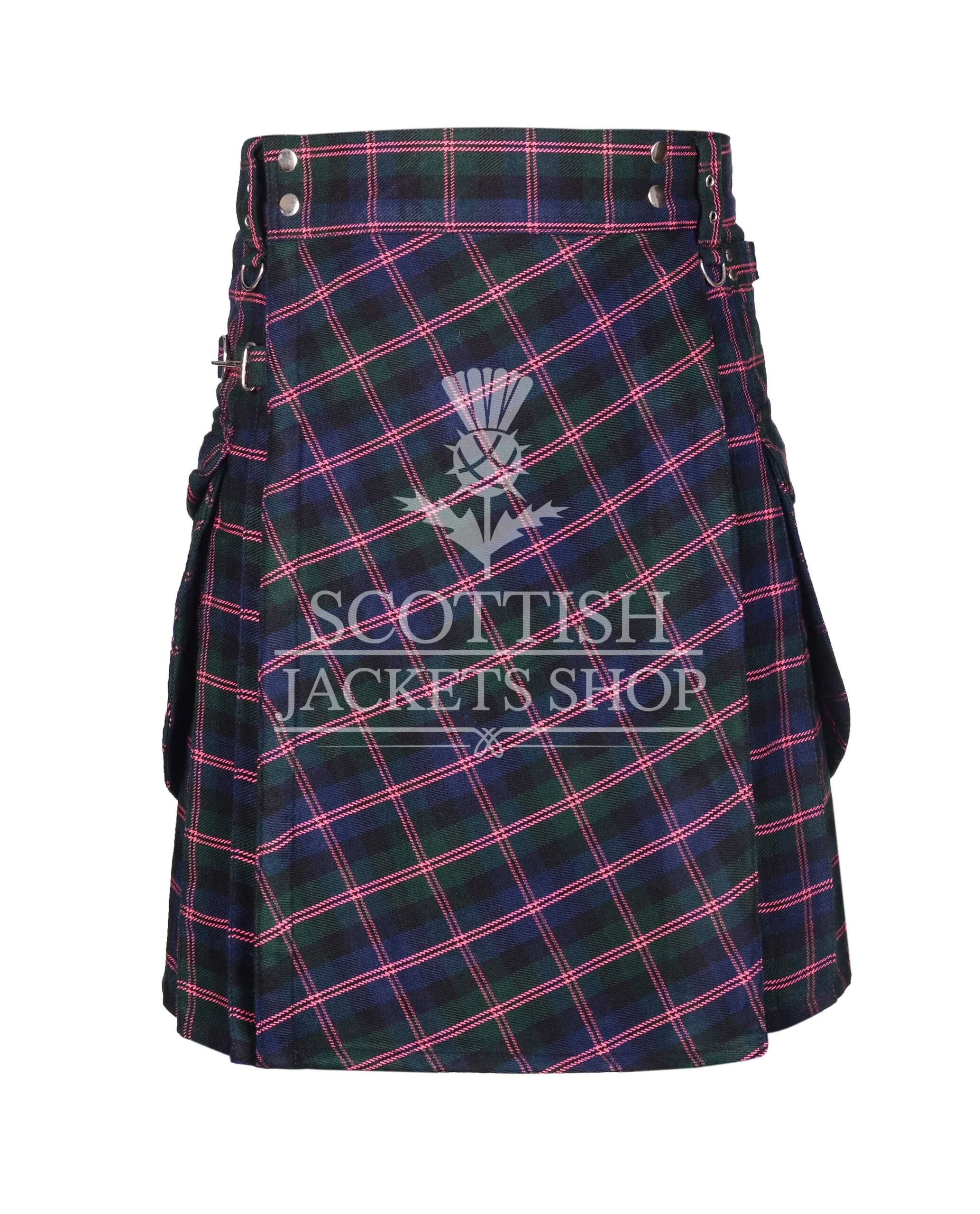 MacThomas Modern Tartan Utility Kilt 1 (3) MacThomas Modern Tartan Utility Kilt