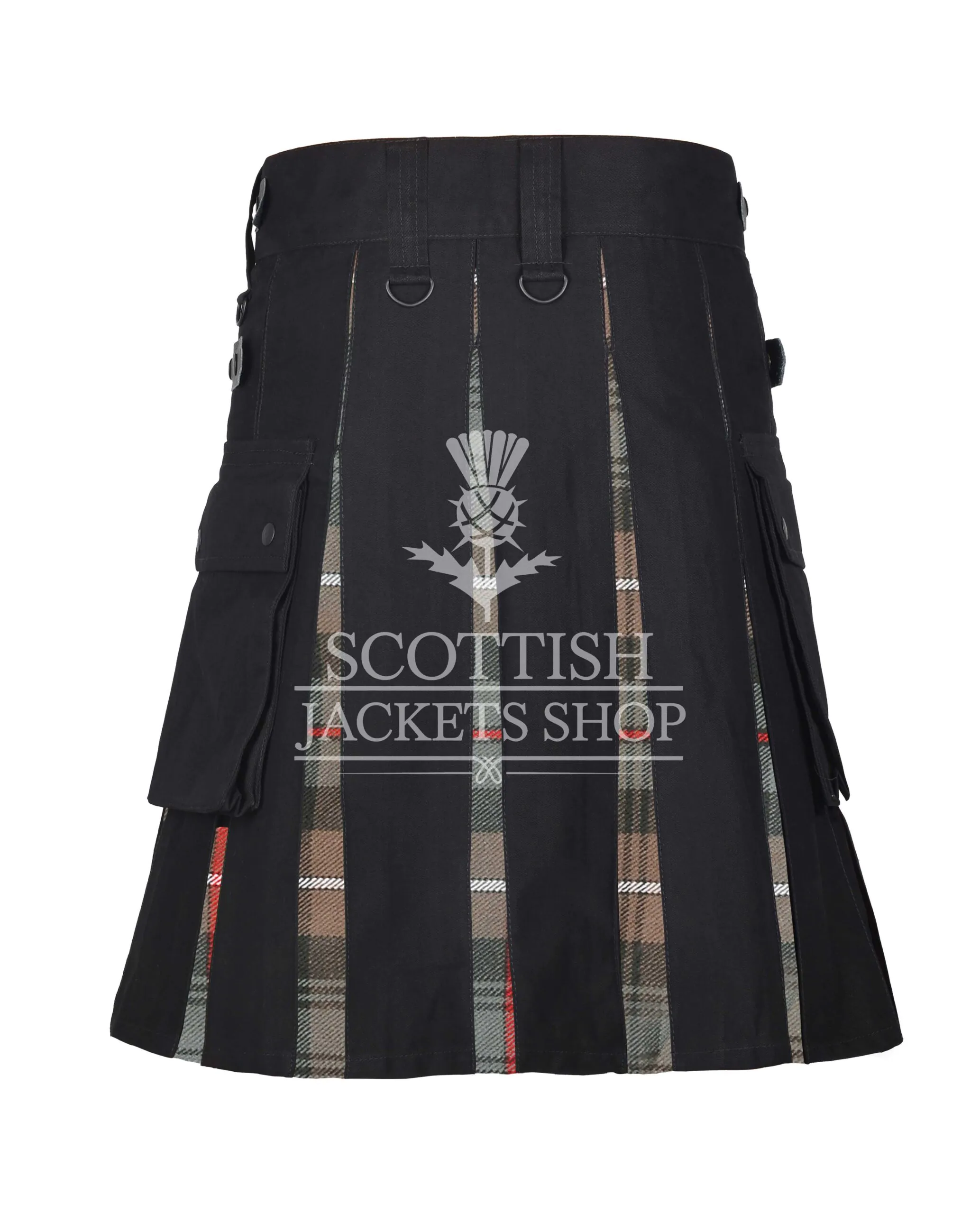Mackenzie Weathered Tartan Hybrid Kilt - Image 2