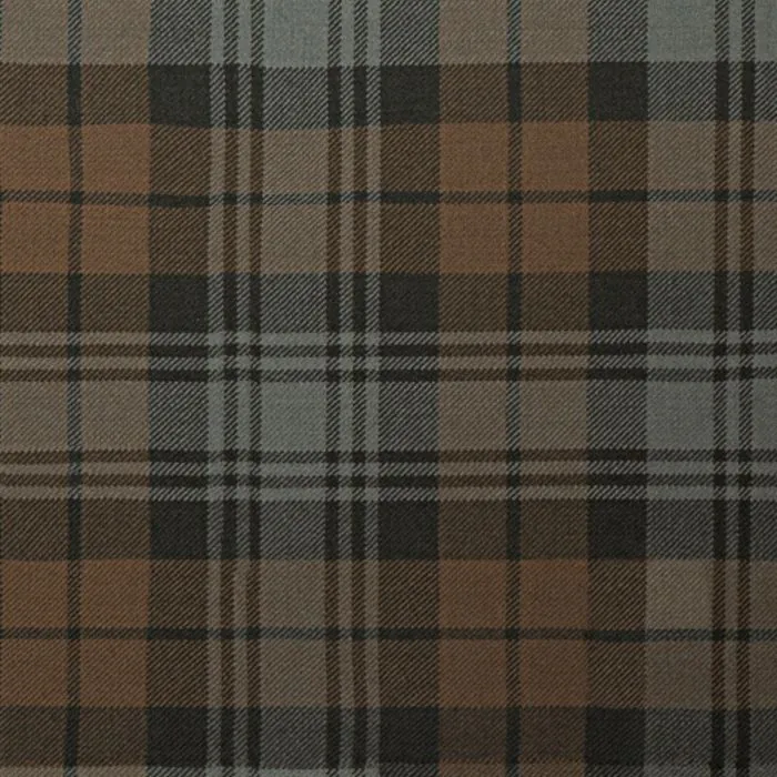 Black Watch Weathered Tartan Fabric