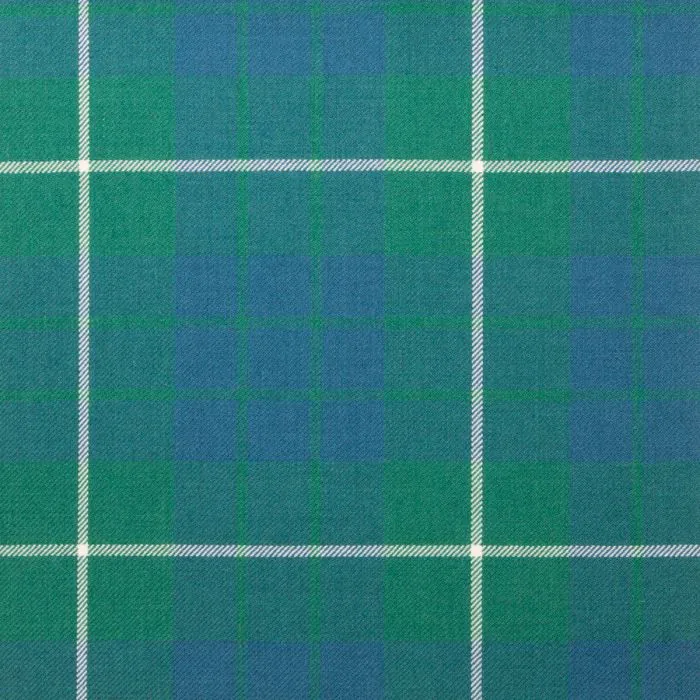 Hamilton Green Ancient Tartan Fabric